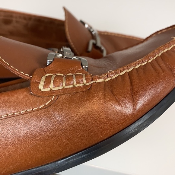 Donald J. Pliner Brown Leather Horse Bit Loafers 9 main image 10